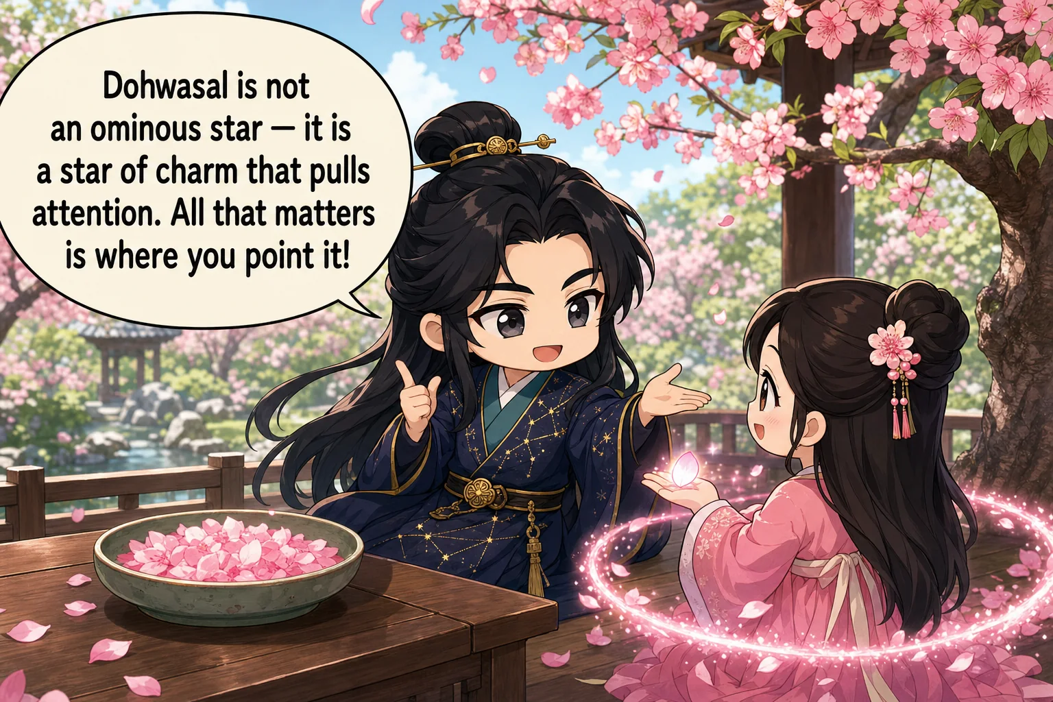 Dohwasal is not an ominous star — it is a star of charm that pulls attention. All that matters is where you point it!